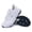 White, variant on Women's Slip on Wide Toe Box Walking Shoes Hands-Free Arch Support Orthotic Air Sneakers Plantar Fasciitis