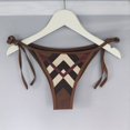 thumbnail image 4 of 2024 Nuevo traje de baño sexy para mujer, bikini de dos piezas con tanga y tirantes ajustables divididos, ropa de playa brasileña, traje de baño bikini para mujer, 4 of 4