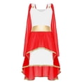 thumbnail image 3 of iiniim Enfants Filles Costume de Cosplay Dieu Grec Antique Romain Grec Toge Robe Princesse Sans Manches pour Rouge 12, 3 of 7