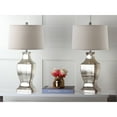 thumbnail image 3 of SAFAVIEH 29 in. H Glass Bottom Urn Table Lamp, Oatmeal/Silver, Set of 2, 3 of 7