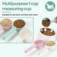 thumbnail image 3 of ACDANC Dog Food Scoop Cup Melamine Pet Food Scoop Measuring Cup for Dog Cat Ferret Rabbit Bird Food, Half Cup Scoop Food-Grade Pet Feed Scoops with Handle, Dishwasher Safe, White, 3 of 4