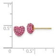 thumbnail image 3 of 14K Yellow Gold Earring Cluster Women'S Crystal Rose 6 mm 7, 3 of 3