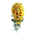 thumbnail image 3 of Girasol artificial nupcial, Toss Bouquet Colección con Ensayo Decoración para BLESIY ramos de novia, 3 of 8