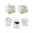 thumbnail image 2 of Fsddascl Yellow Gnomes Toaster Cover 2 Slice, Small Kitchen Appliance Covers, Spring Floral Pastoral Toaster Oven Cover with Loop, Bread Machine Cover Polyester Dust Cover Protection, 2 of 5