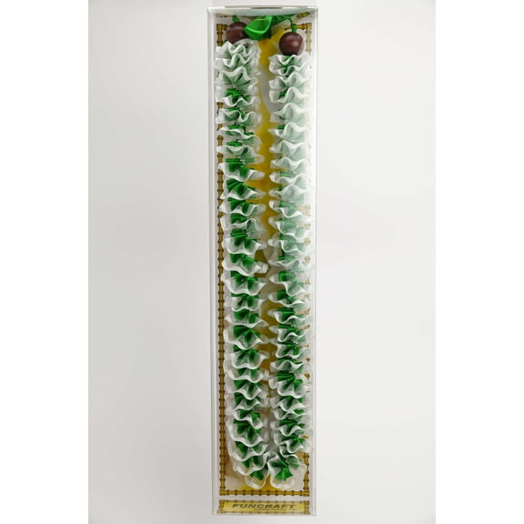 Maxport Corporation Ribbon Lei Emerald/white