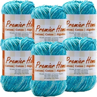 Premier Yarns 38-13 Home Cotton Yarn, Solid Pastel Blue