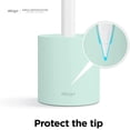 thumbnail image 3 of elago Pencil Stand Compatible with Apple Pencil 1st, 2nd Generation and Any Tablet Stylus with or Without Pencil Case or Sleeve, Durable Silicone Stand, Desk Organization, Tip Protection [Mint], 3 of 5