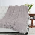 thumbnail image 2 of Home Soft Things Space Yarn Throw - Lilac - 50" x 60", 2 of 7
