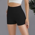 thumbnail image 5 of PEASKJP Women's Bike Shorts High Waist Soft Stretch Yoga Shorts for Bike Running Workout Shorts Black M, 5 of 5
