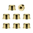 thumbnail image 1 of 8 perillas de tapa de lámpara, tapa de rosca de pantalla de lámpara de 1/2 pulgada de alto para soporte de pantalla superior de arpa de lámpara, rosca Dorado Yinane Perilla de la tapa del remate de la lámpara, 1 of 7