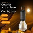 thumbnail image 2 of Eoperou Tent Lamp Portable LED Camping Light Super Bright Flicker Free Waterproof Rechargeable Emergency Light Bulb Solar Lantern, 2 of 8
