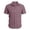A-Brick Red176, variant on SONXAHE Men's Solid Short-Sleeve Dress Shirt Smart-Casual Office Everyday Button-Down Blouse