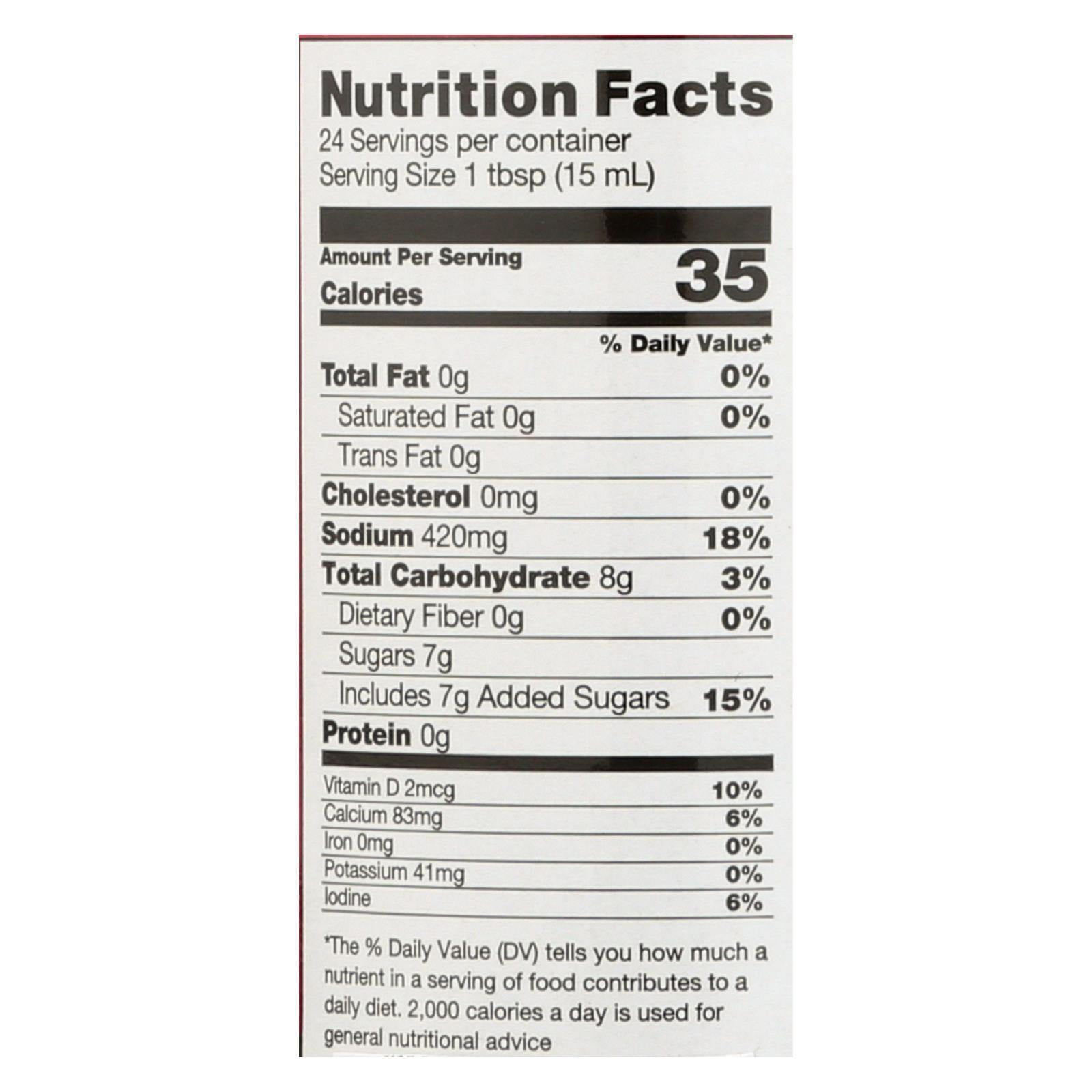 Ocean's Halo Organic Teriyaki Sauce, 12 oz.