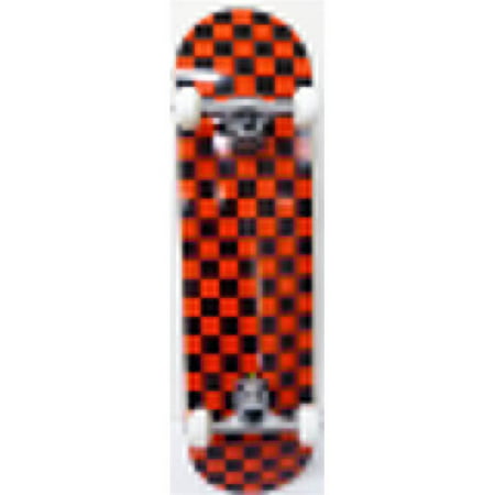Three Whys AW-3108H3W-G5 Awaken Complete Checker Maple Skateboard Deck 31.5 x 7.75 in. Black -