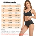 thumbnail image 2 of Culottes Taille Haute en Coton pour Femmes, Extensibles, Douces et Confortables, Noires, 2 of 7