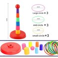 thumbnail image 4 of Colorful Plastic Stacking Ring Toy for Toddlers - 5 Rings, 5-Section Telescopic Column, Base & Ball Set | Educational Montessori Toy with Rattle Sound, Safe Smooth Edges | Developmental Gift for, 4 of 6