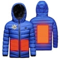 thumbnail image 2 of Maqroz Kids Heated Jacket Boys Girls Youth Hearting Winter Coats Rechargeable Toddler Warm Cold Weather Jacket Thermal Quilted Puffer Coat No Battery, 2 of 9