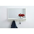 thumbnail image 2 of Elegant Decor Entryway Mirror with Shelf 28 Inch X 21 Inch in White, 2 of 4