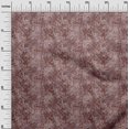 thumbnail image 3 of oneOone Polyester Spandex Maroon Fabric Abstract Floral Sewing Material Print Fabric By The Yard 56 Inch Wide, 3 of 5