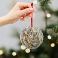 thumbnail image 6 of Koala Bears Sitting In The Tree Glass Christmas Ornament Holiday Decor And Xmas Gifts Ideas Mama And Baby Koala Bear Round Shaped Glass Ornament, 6 of 8