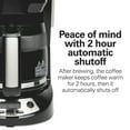 thumbnail image 5 of Hamilton Beach 14-Cup Programmable Drip Coffee Maker Machine with Glass Coffee Pot, Black, 5 of 8