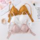 thumbnail image 3 of Ropa interior para mujer, sujetador de encaje francés, sujetador ajustable, fino, sexy, copa triangular en V profunda, sujetador para mujer, 3 of 6