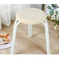 thumbnail image 6 of Stretchy Round Bar Stool Cover Chair Seat Cushion Beige, 6 of 6