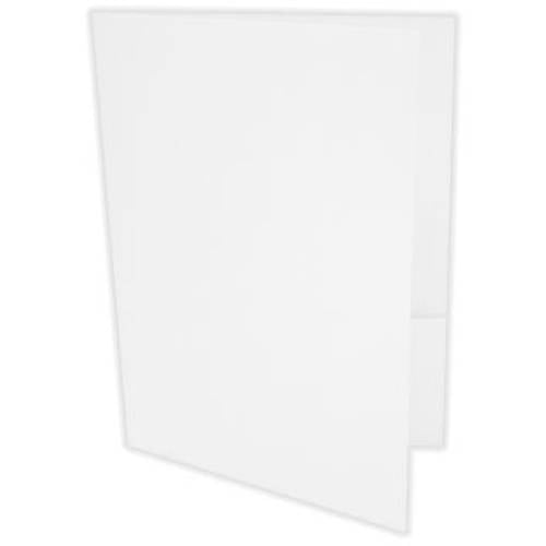 9 x 12 Presentation Folders 130lb. White (10 Qty.)