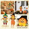 thumbnail image 4 of Small Scarecrow Halloween Decoration, Fall Standing Harvest Figure, Spooky Garden Yard Porch Decor, Thanksgiving Home Display Prop, 4 of 6