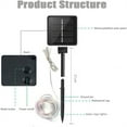 thumbnail image 2 of NOGIS Solar Rope Lights, 72 Feet 200 LED 8 Modes Solar Rope String Lights Outdoor Fairy Lights Rope Waterproof Tube Lights with Solar Panel for Home Decoration Garden Parties (Cool White?, 2 of 7