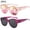 2PCS/Pink Purple01, variant on ZHIYA Fit Over Glasses Sunglasses for Women Men, Oversized Cat Eye Sunglasses Polarized 100% UV400 Protection 1 PC Black frame,1PCS Black frame