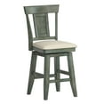 thumbnail image 5 of Weston Home Sheena Panel Back 24-inch Counter Height Wood Swivel Stool, Multiple Finishes, 5 of 6