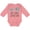 Mauve, variant on My Nan Loves Me Grandchild Boys or Girls Long Sleeve Baby Bodysuit
