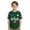 a-Dark Green30543, variant on Boys Kids Patriotic Crew Neck Waffle Knit T Shirt Short Sleeve USA Logo Flag Print Tee For Independence Day Sports Casual Wear Versatile Top
