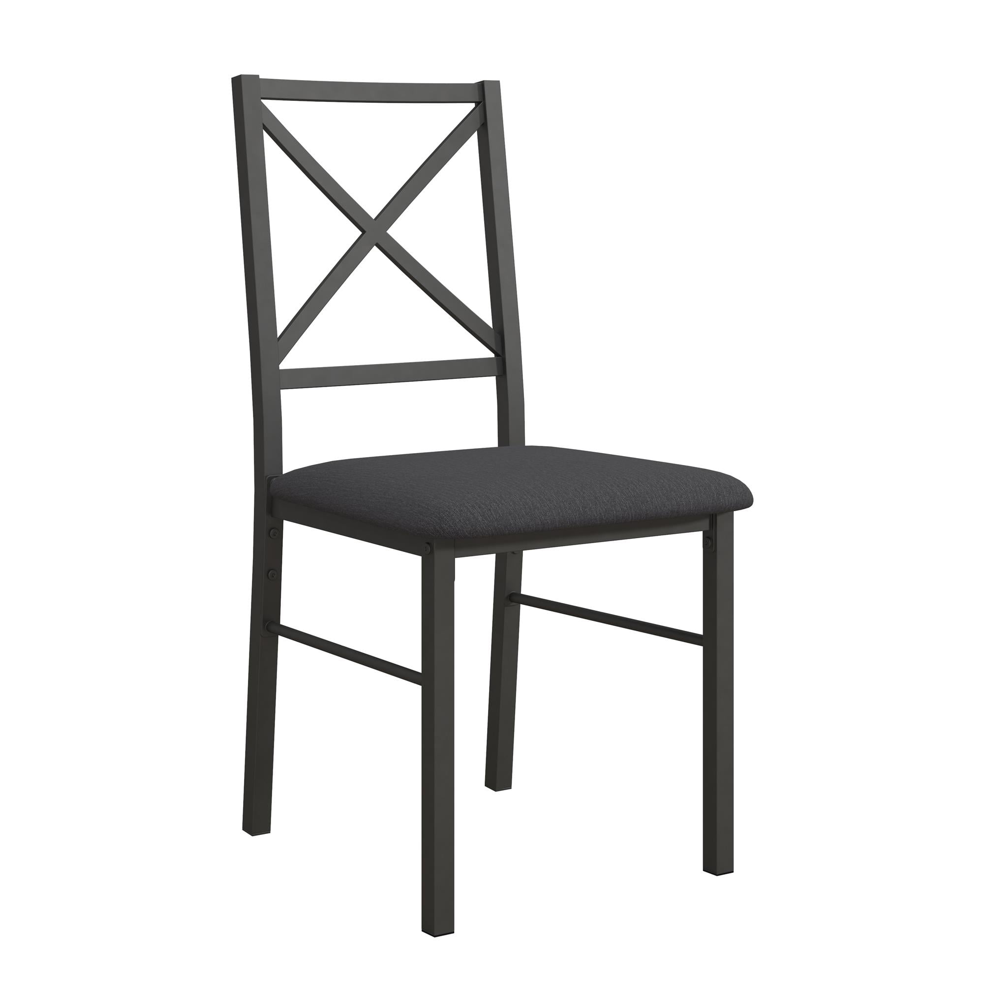 Mainstays 5-Piece Dining Table and Chair Set for 4, Black
