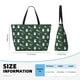 thumbnail image 4 of Fotbe Green Frogs Bolsa de Viaje para Playa - Resistente al Agua, Bolsa Tote de Gran Capacidad y Ligera con 7 Bolsillos para Mujeres y Hombres, 4 of 7