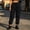 Black, variant on Olyvenn Women's Solid Drawstring Waist Cargo Joggers, Elastic Cuff Multi-Pocket Trousers, Loose Casual Streetwear Pink XXL