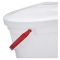 thumbnail image 6 of 5 Quart Pails with Handle - 10 Pack HDPE Buckets - Natural Plastic Pails with Lids - Food Grade Dishwasher Safe - Industrial & Home Use, 6 of 7
