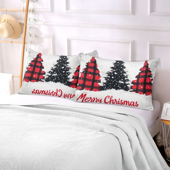 Pillow Case Plush Pillow Fashion Buffalo Plaid Pattern Case standard size/King size/Queen size Bed Pillow Pillowcases