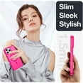 thumbnail image 2 of for iPhone 14 Pro Max Case Super Magnetic [Compatible with MagSafe] TPU Protective Translucent Matte Smooth, phone case for iphone 14 Pro Max,Hot Pink, 2 of 5