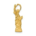 thumbnail image 1 of Real 14kt Yellow Gold 3D Statue Of Liberty Charm Pendant; for Adults and Teens; for Women and Men, 1 of 3
