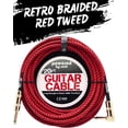 thumbnail image 2 of Cable de Guitarra Rock Negro de 20 Pies sin Zumbidos ni Enredos para Guitarra Eléctrica y Bajo, 2 of 7