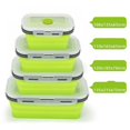 thumbnail image 4 of Boîte à Lunch Portable en Silicone Rétractable pour Réfrigérateur Extérieur, 4 of 5
