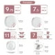 thumbnail image 3 of Veweet Series Annie Juegos De Vajilla De Porcelana Para 6 Platos Blancos Con Flores Rosas Juegos De Cena De 30 Piezas Que Incluyen Platos Llanos Platos De Postre Juego De Platos Hondos Tazas Y Platill, 3 of 5