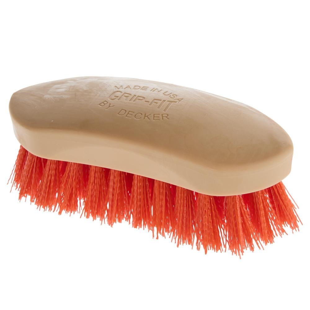 Decker Manufacturing Syn Grooming Brush 95 - Medium Bristle, Ergonomic Handle - Regular, Multicolor