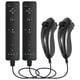 thumbnail image 1 of Juego de 2 piezas para controlador con 2 nunchucks, control remoto inalámbrico Wi - u, altavoz de soporte y vibración, 1 of 5