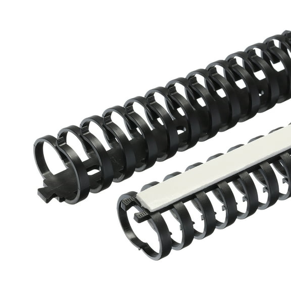 Uxcell 2pcs 20" Cable Raceway 20mm Cord Cover Hider Cable Management with Self Adhesive, Buckle & Scale, Black