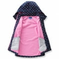 thumbnail image 3 of MGEOY Girls Rain Jackets Lightweight Waterproof Hooded Raincoats Windbreakers, 3 of 7