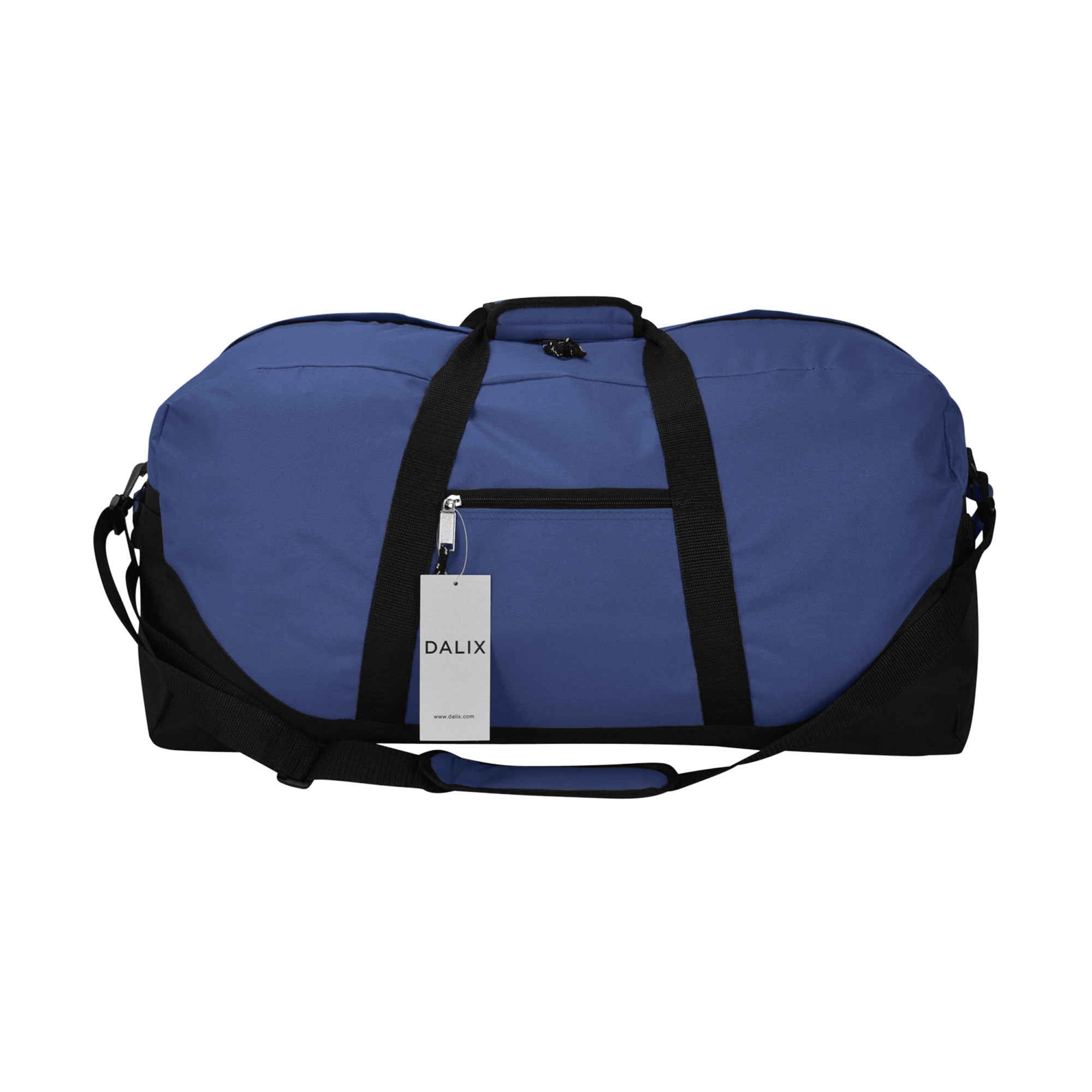 DALIX 25" Big Adventure Large Gym Sports Duffle Bag in Navy Blue