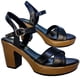 thumbnail image 3 of Huarache Cómoda Plataforma Moda Piel Cabra Tacon 9.0 cmR14 22-27 Negro, 3 of 5